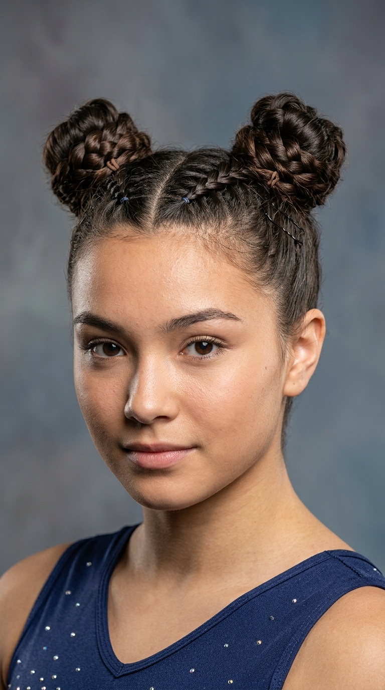 The Braided Space Buns