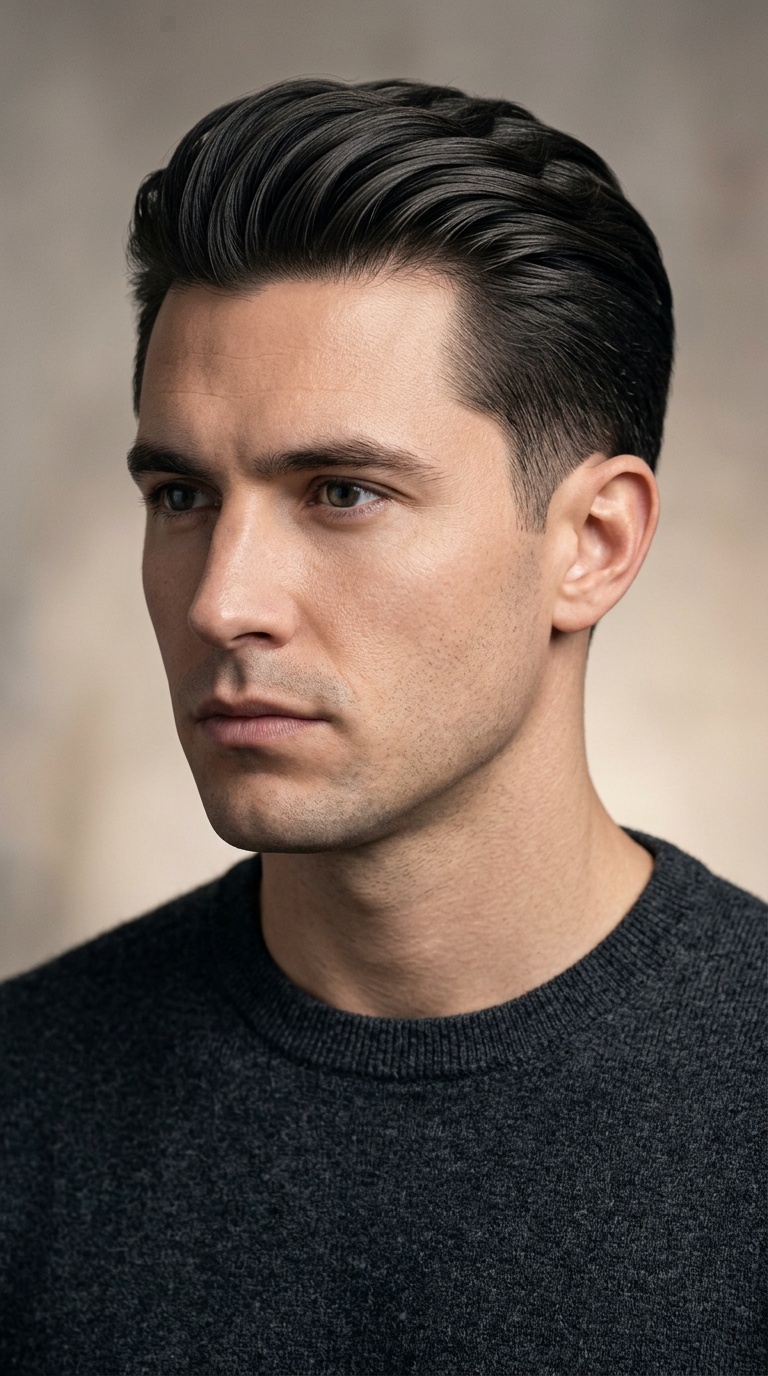 The Brushed Back Taper