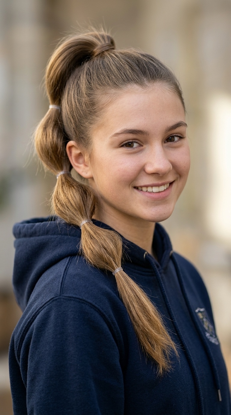 The Bubble Braid High Pony