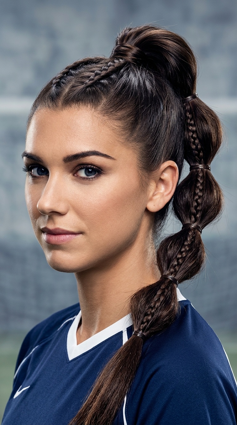 The Bubble Braid Ponytail Hybrid