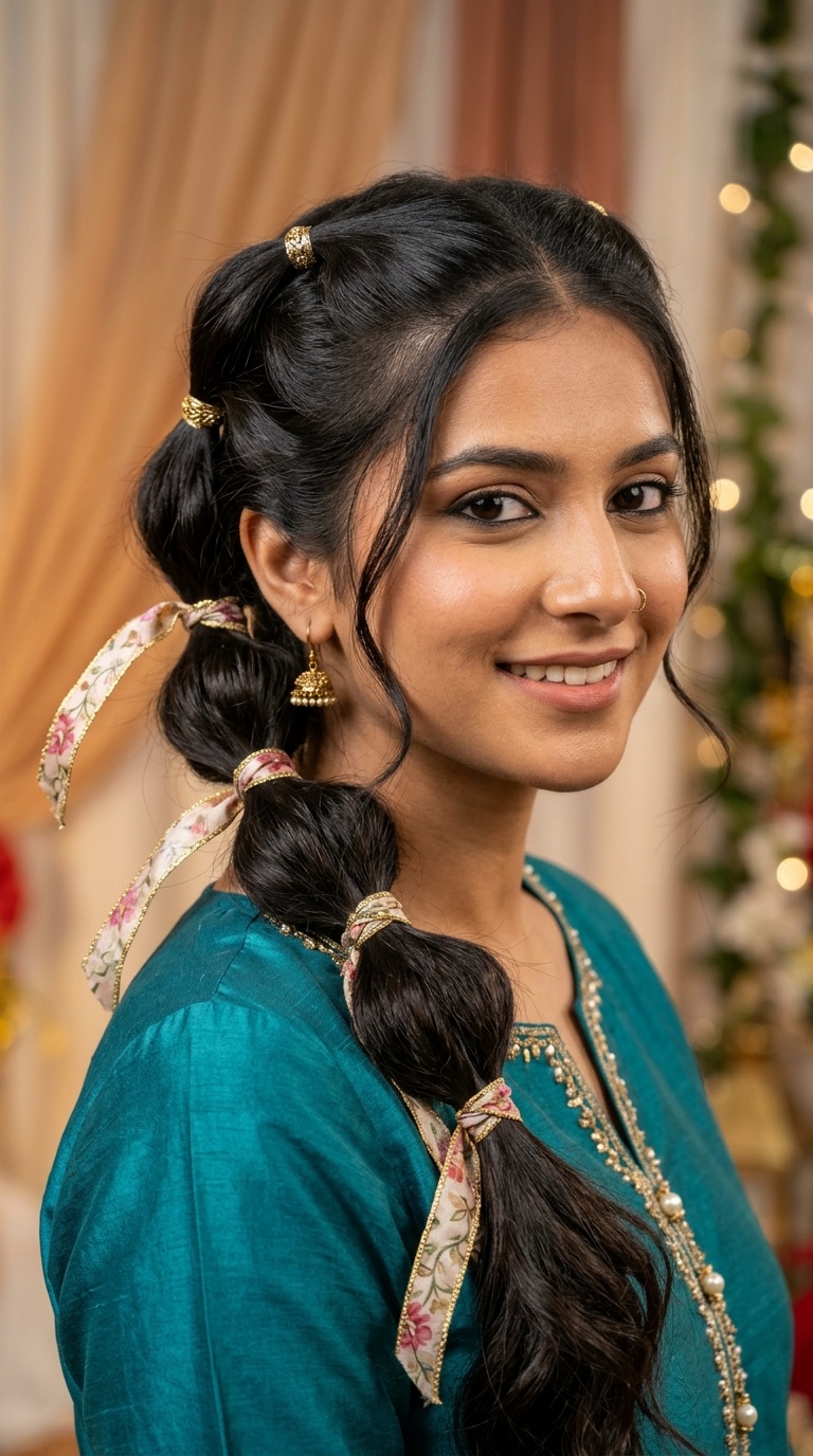 The Bubble Braid with Ribbon