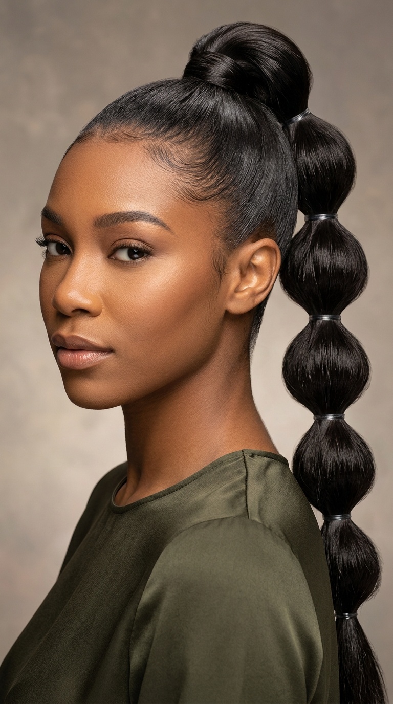 The Bubble Ponytail