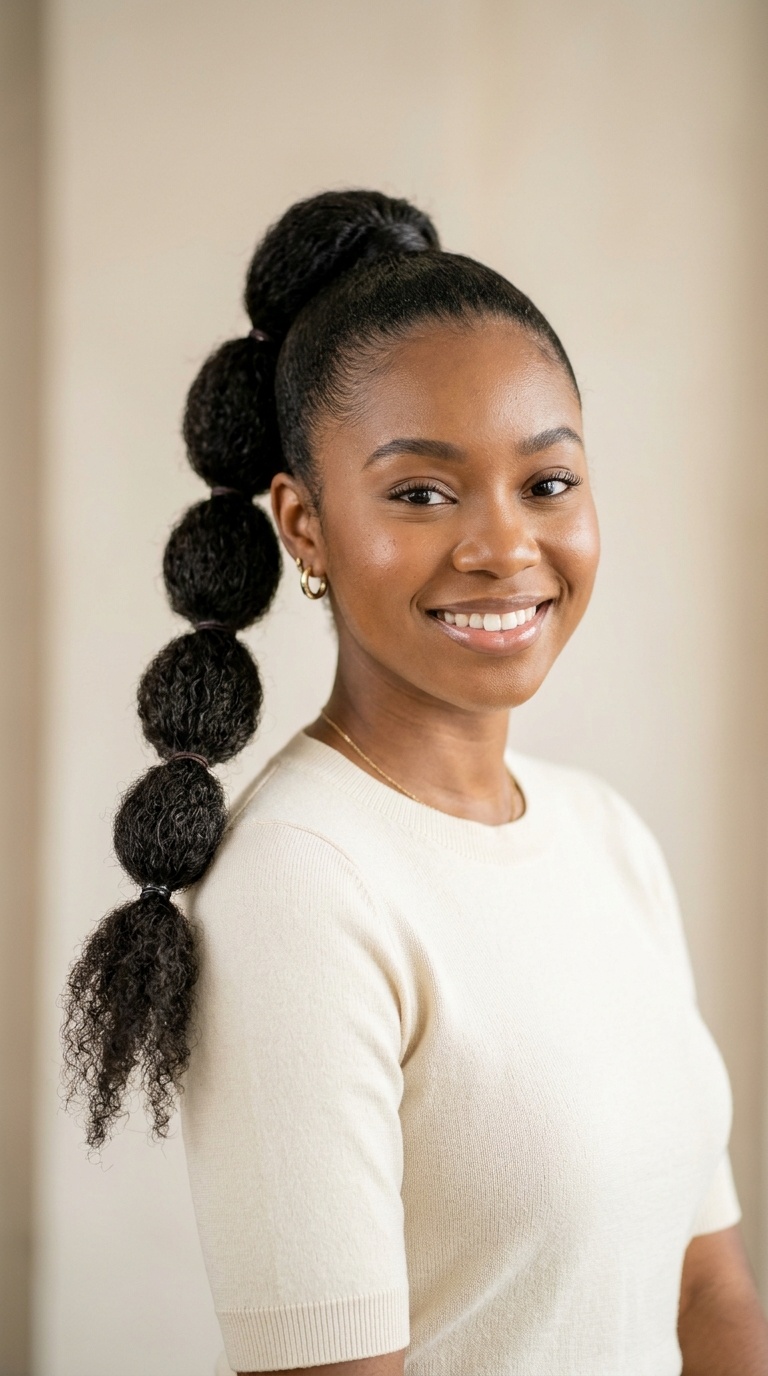 The Bubble Ponytail