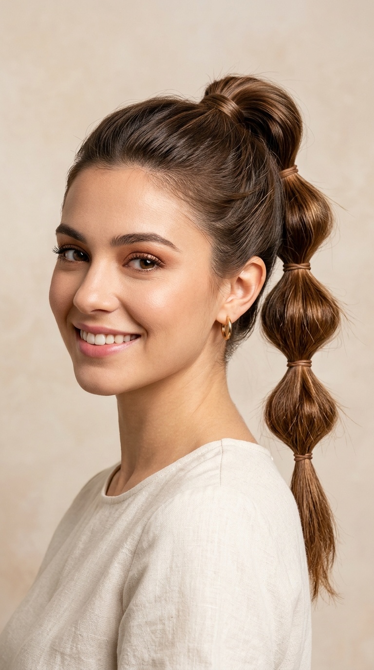 The Bubble Ponytail