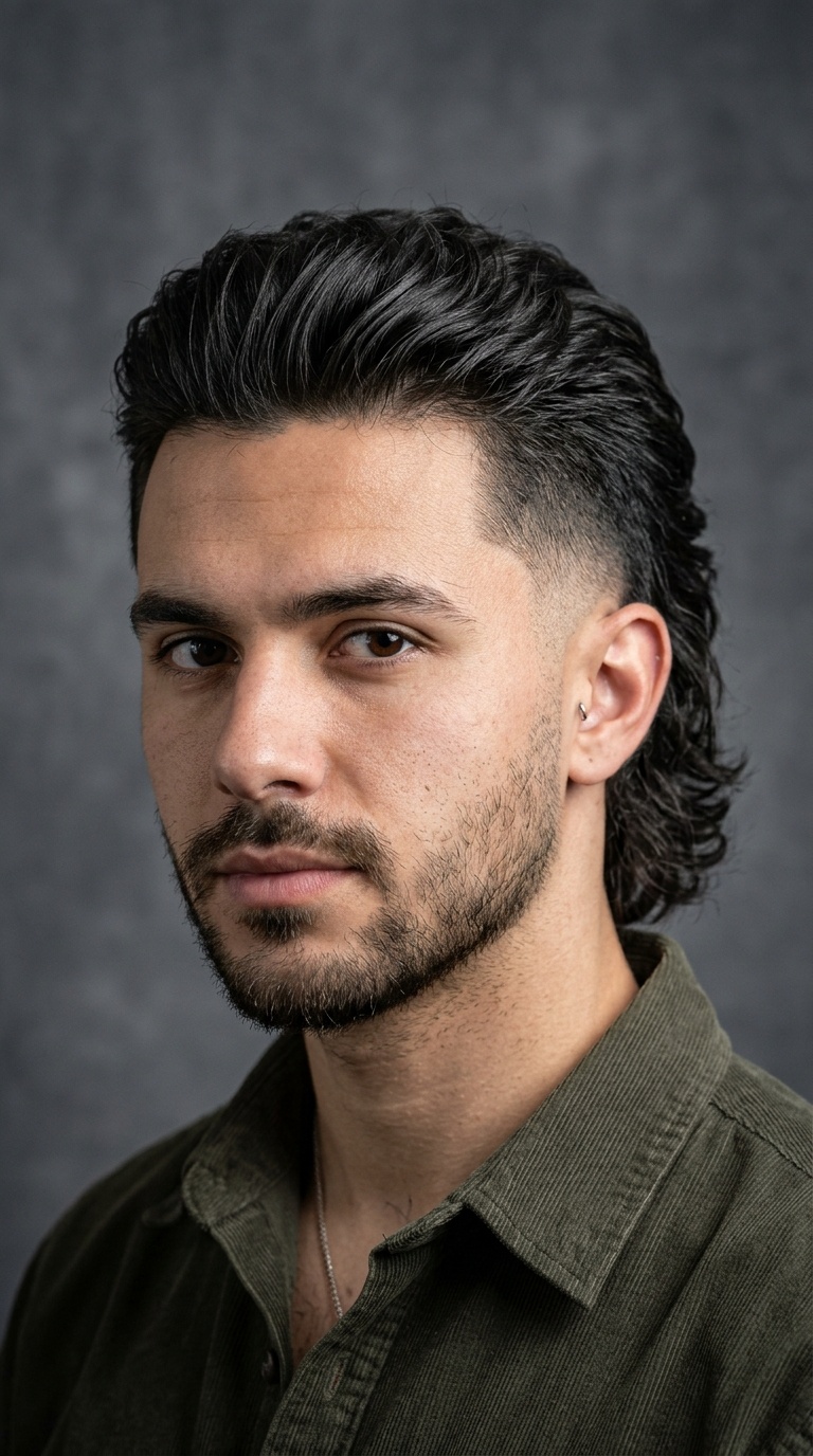 The Burst Fade Mullet