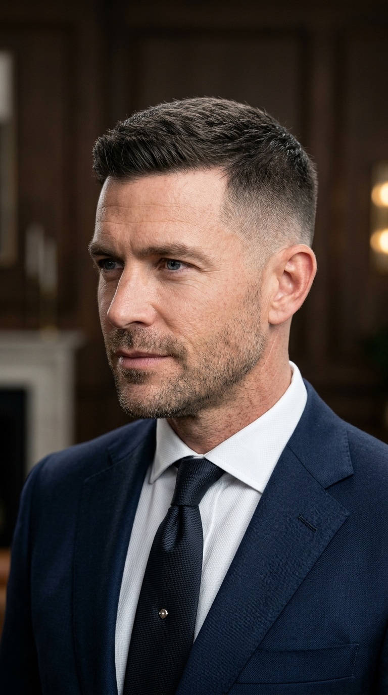 The Butch Cut with Refined Taper