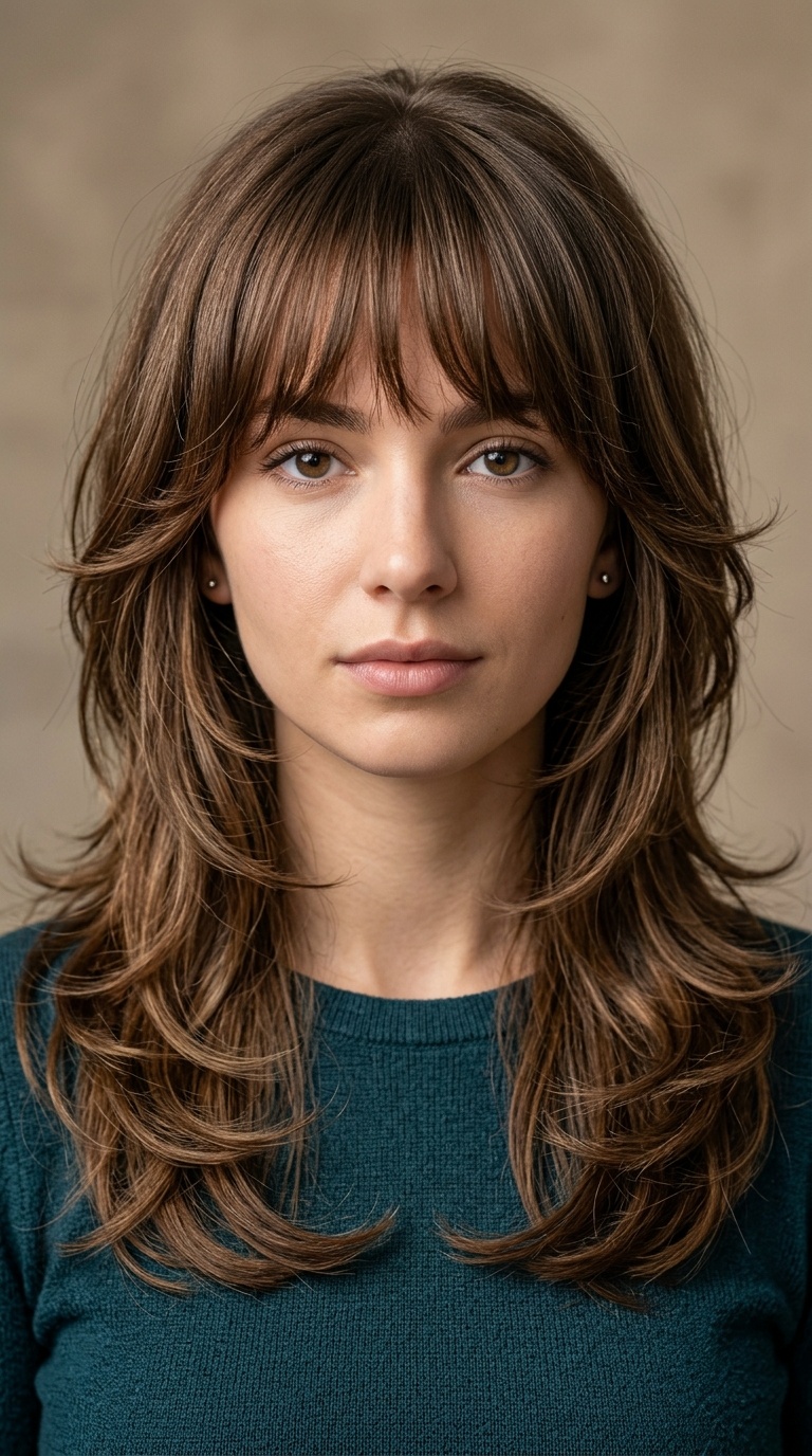 The Butterfly Cut with Tapered Fringe