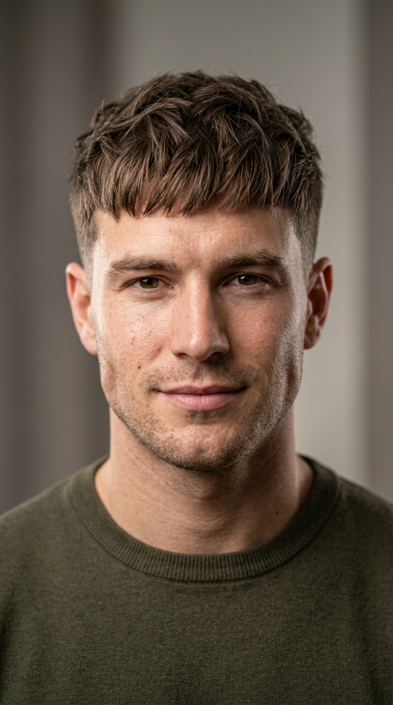 The Choppy Caesar Cut