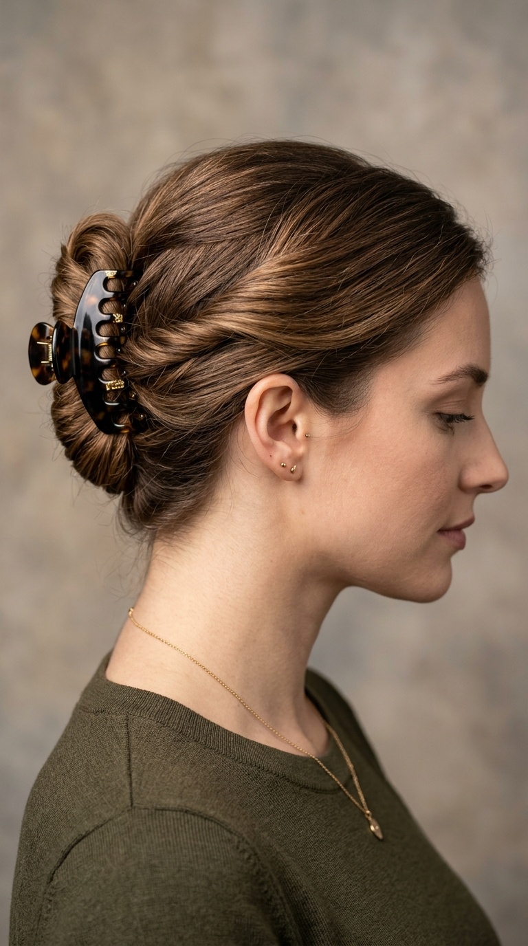 The Classic Claw Clip Twist