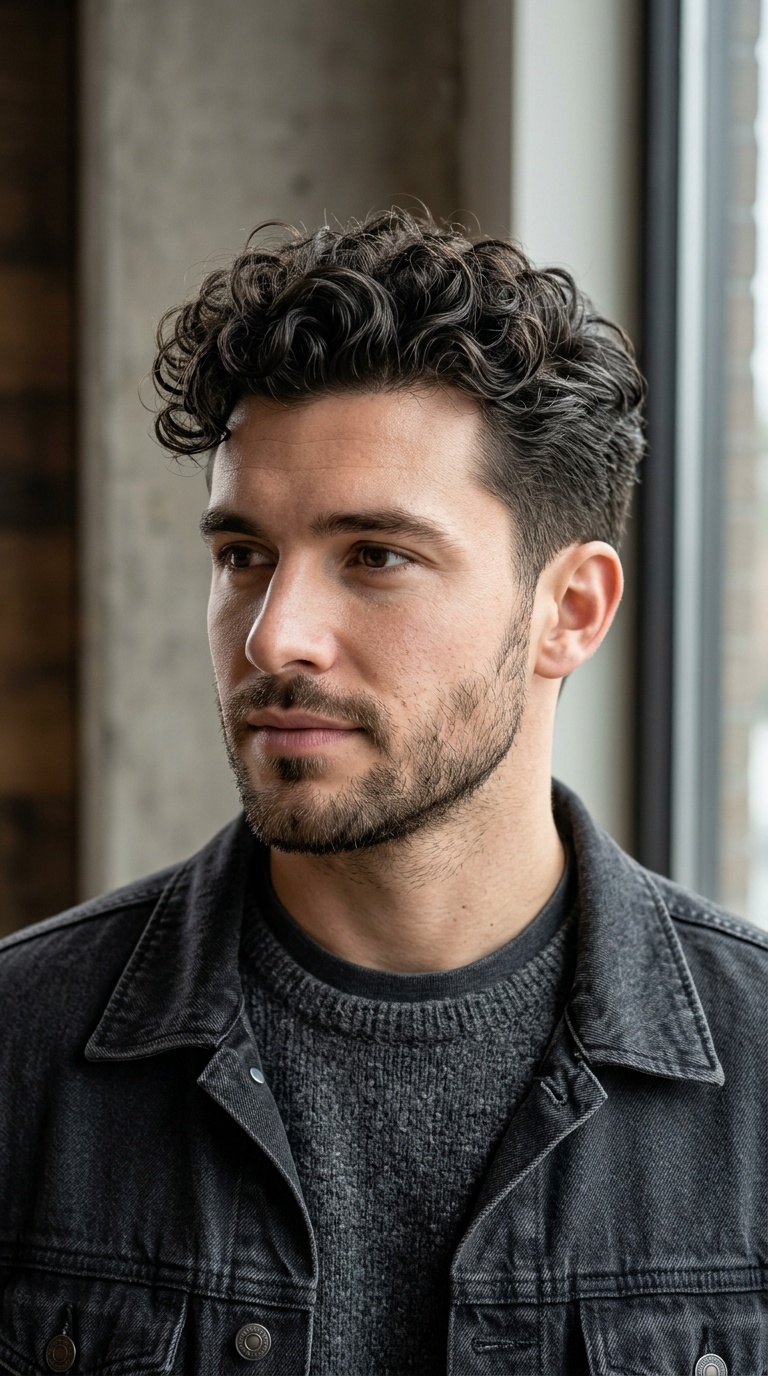 The Classic Curly Quiff