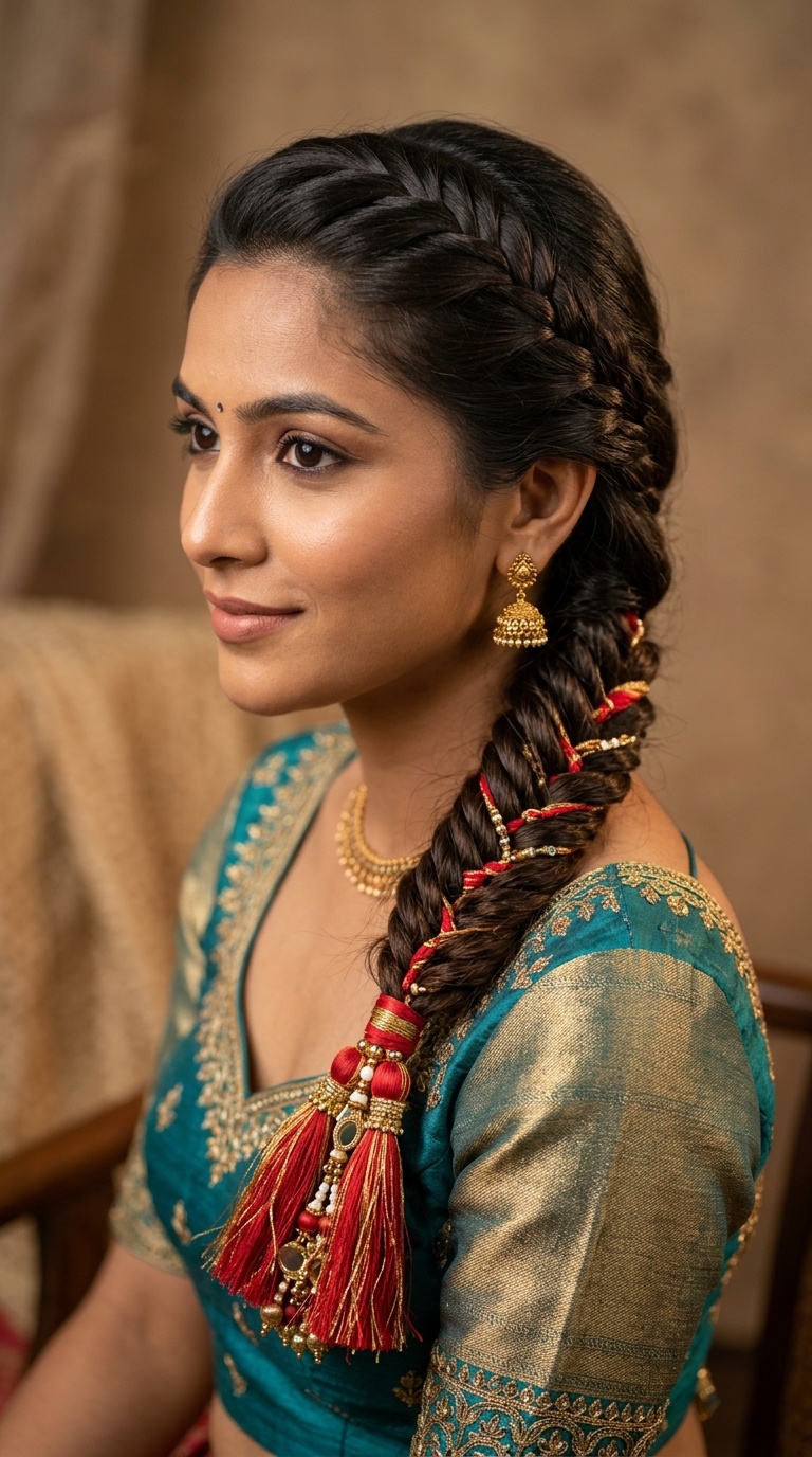 The Classic Fishtail Braid with a Parandi