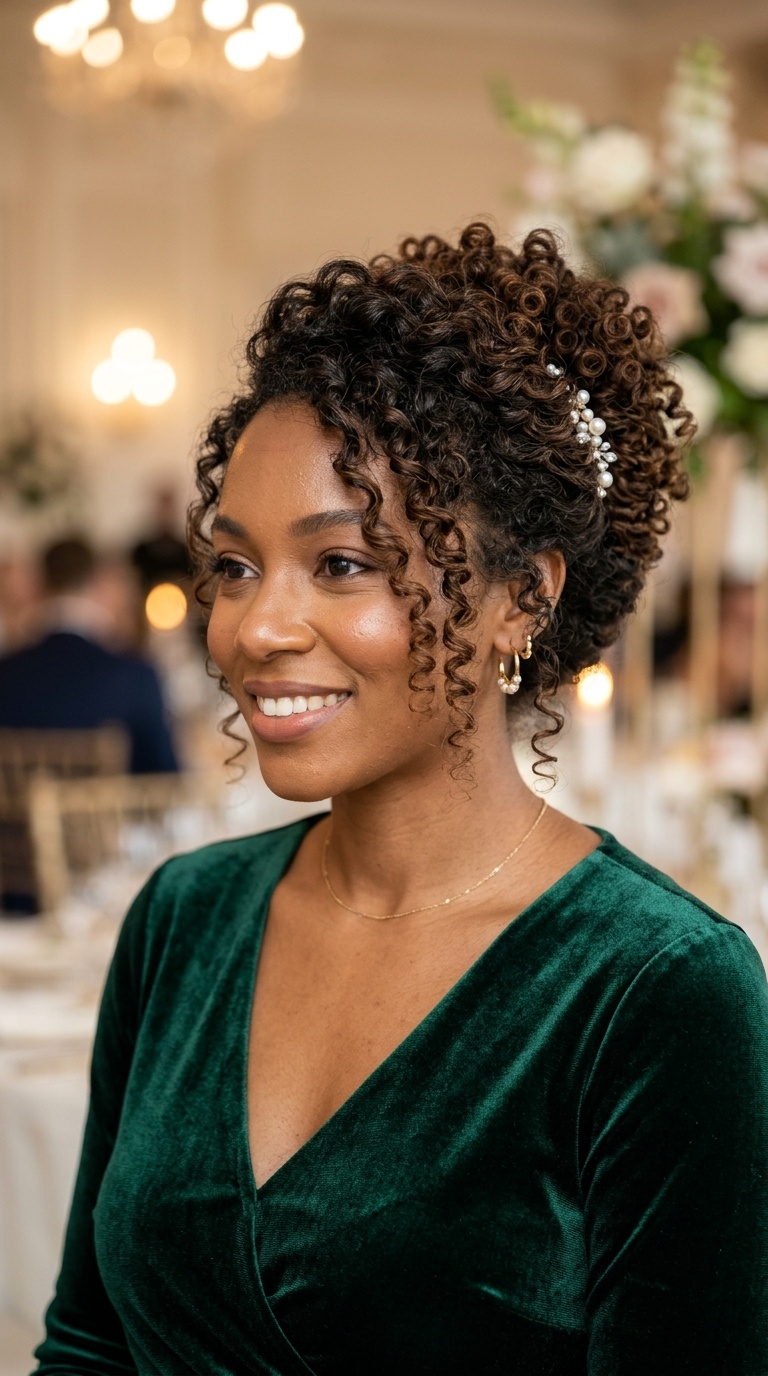 The Classic French Twist (Curly Edition)