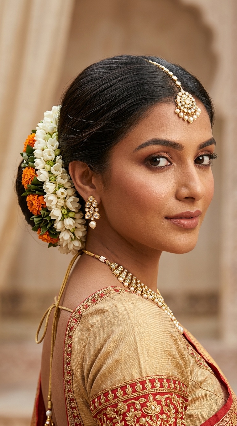 The Classic Gajra Wrapped Bun