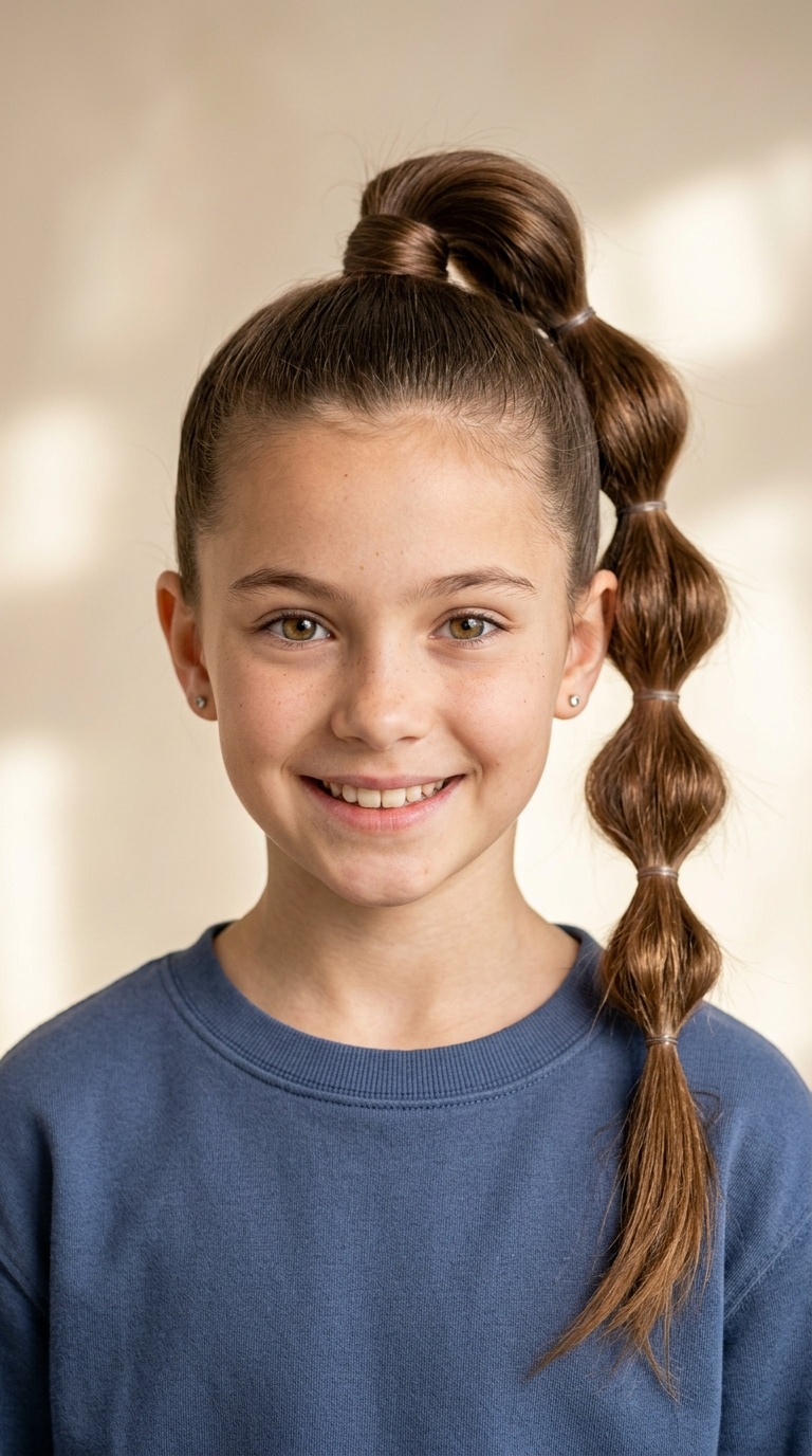 The Classic High Bubble Ponytail