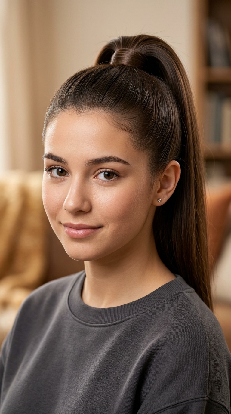 The Classic High Ponytail