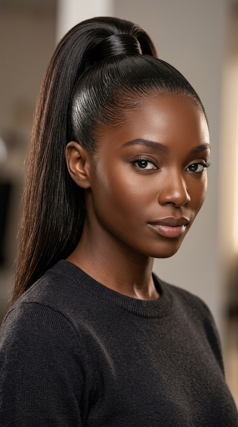 The Classic High Sleek Ponytail