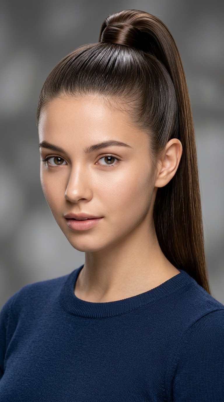 The Classic High Sleek Ponytail