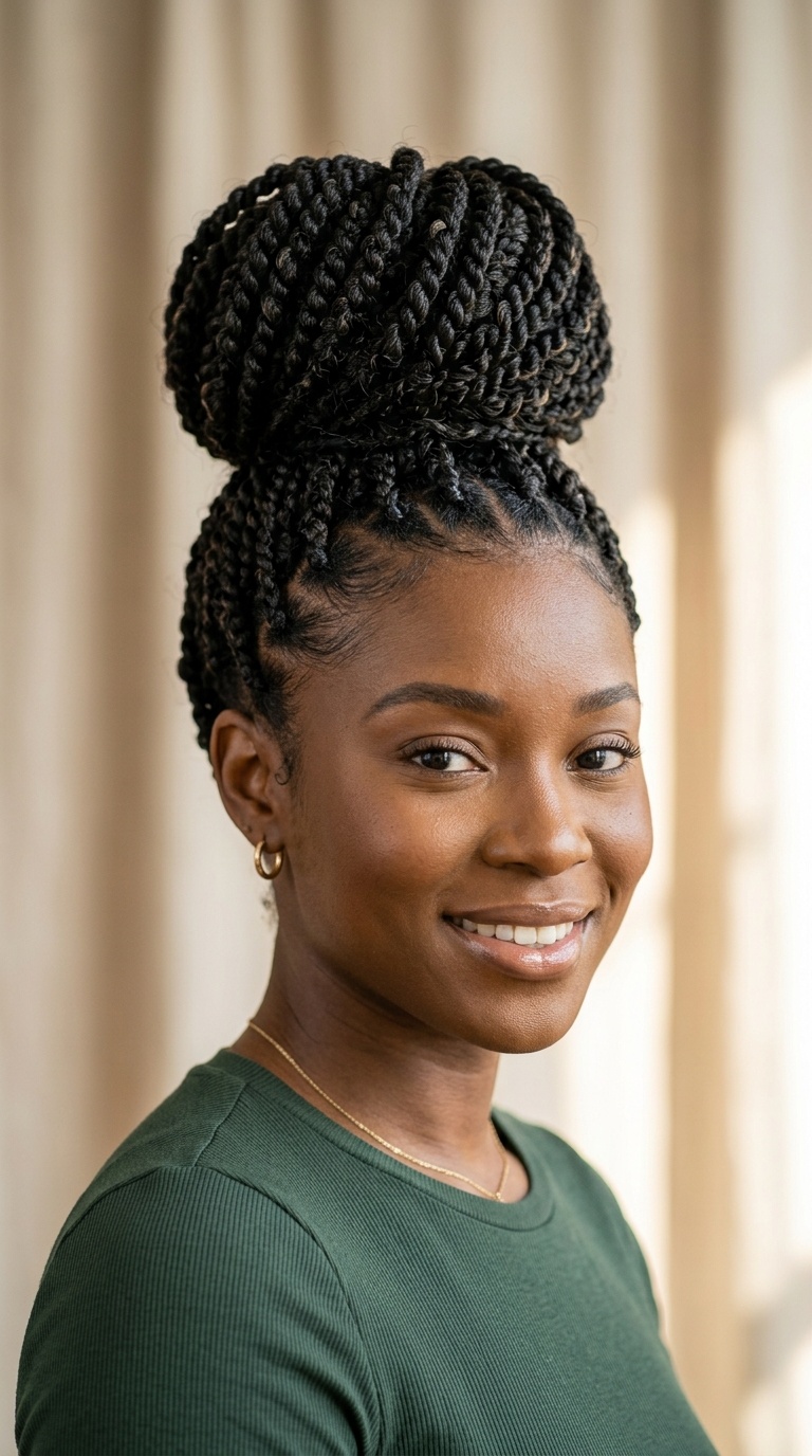 The Classic High Top Knot