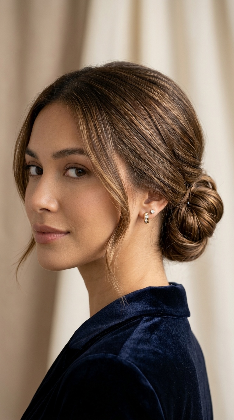 The Classic Low Chignon