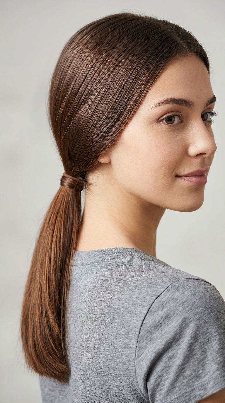 The Classic Low Ponytail