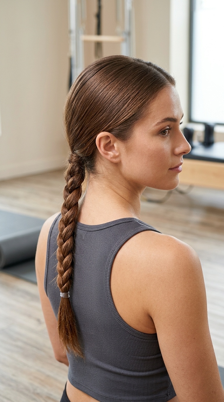 The Classic Low Three-Strand Braid