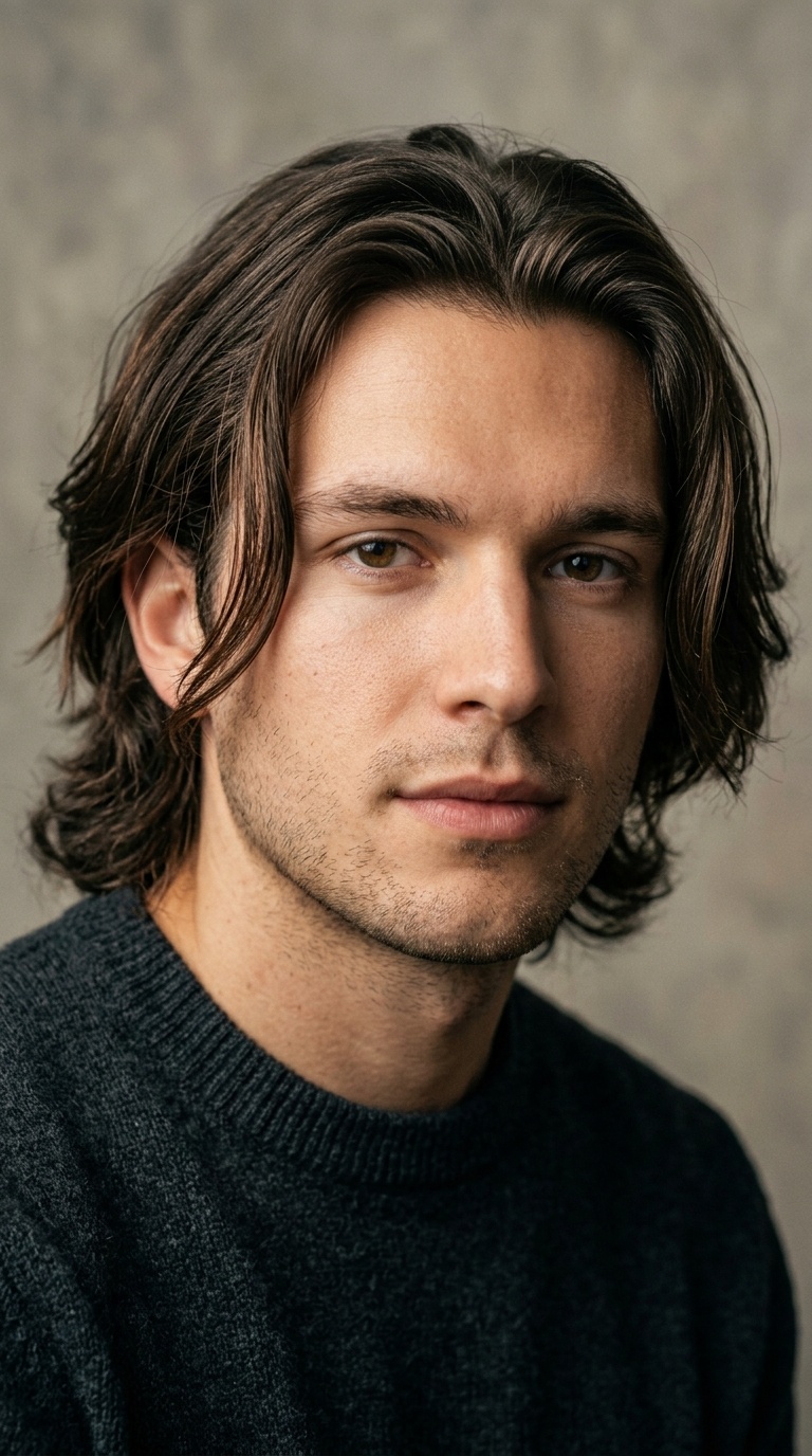 The Classic Middle Part Flow