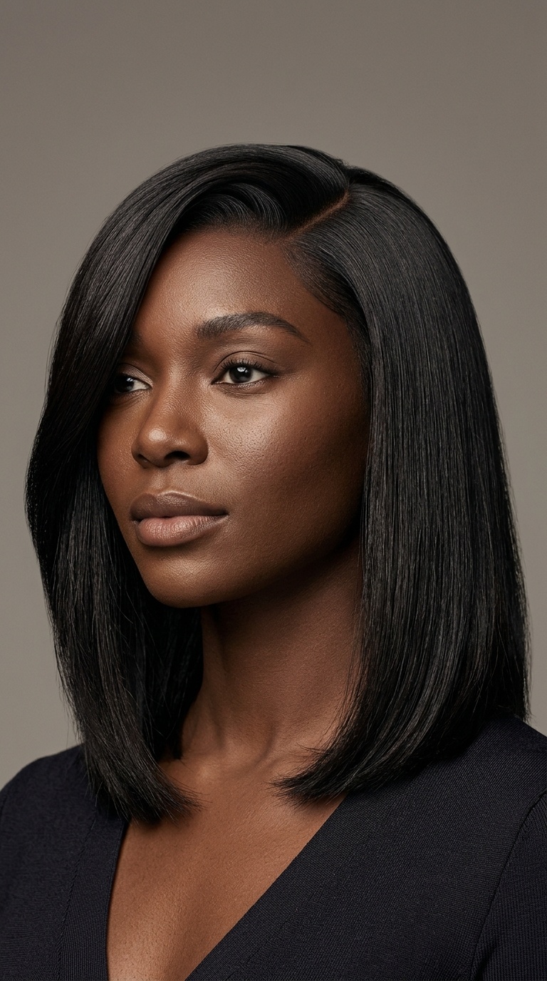 The Classic Middle-Part (Shifted Deep)