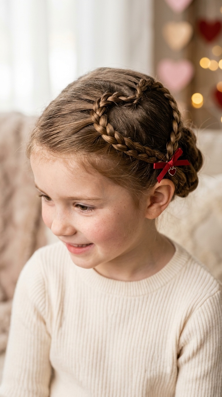 The Classic Outline Heart Braid