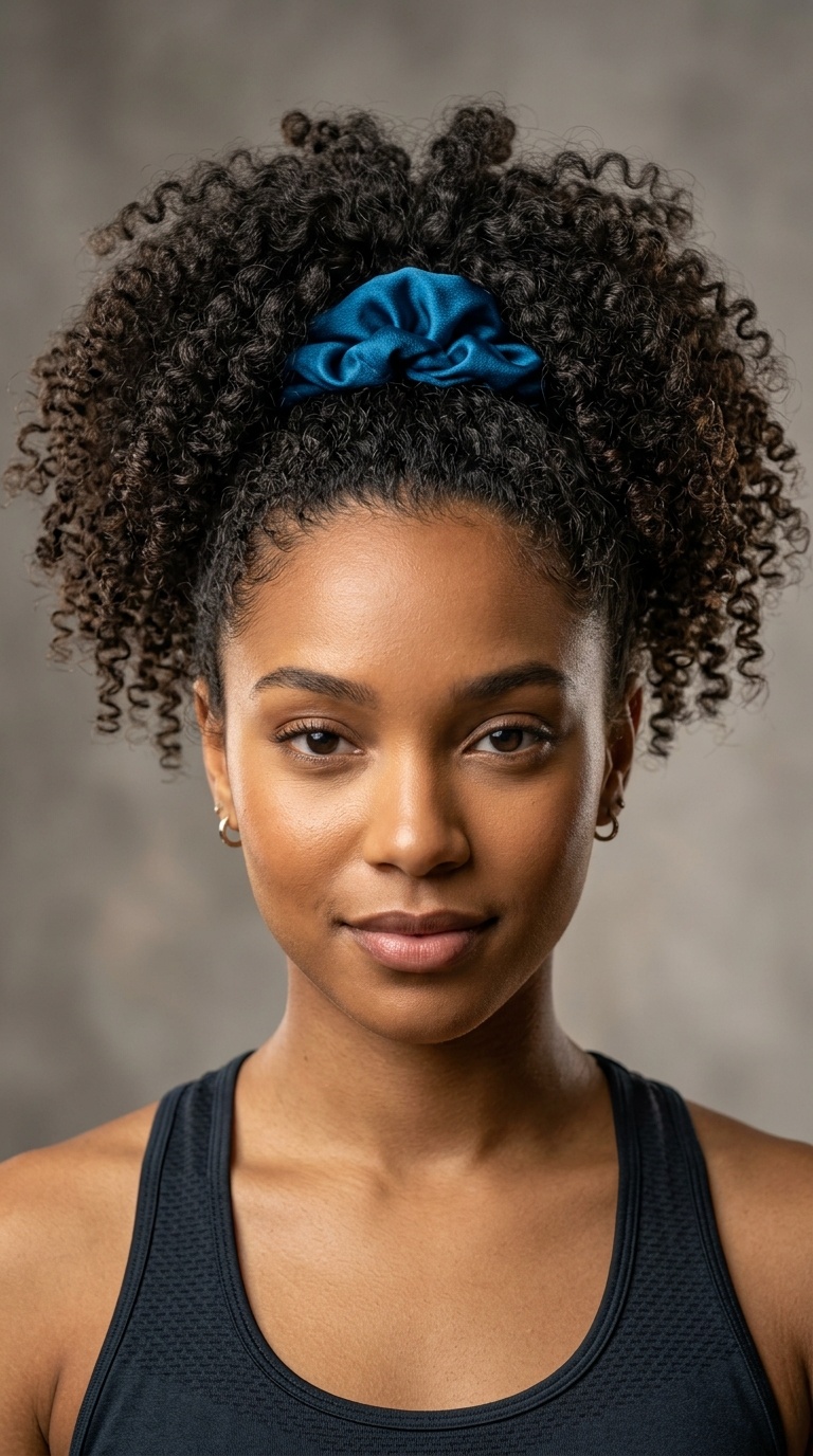 The Classic Pineapple with a Silk Scrunchie