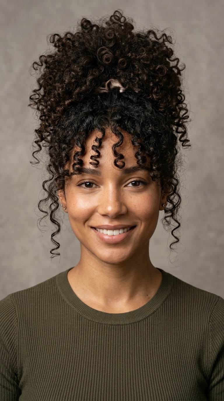The Classic Pineapple with Face-Framing Curls
