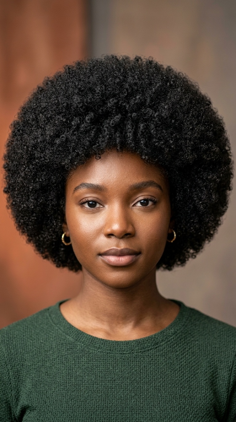 The Classic Round Afro