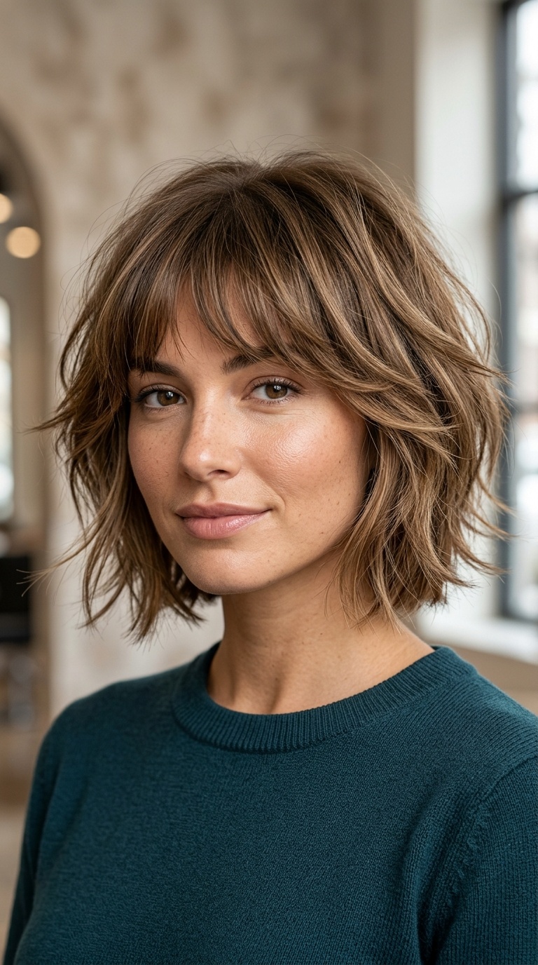 The Classic Shaggy Bob