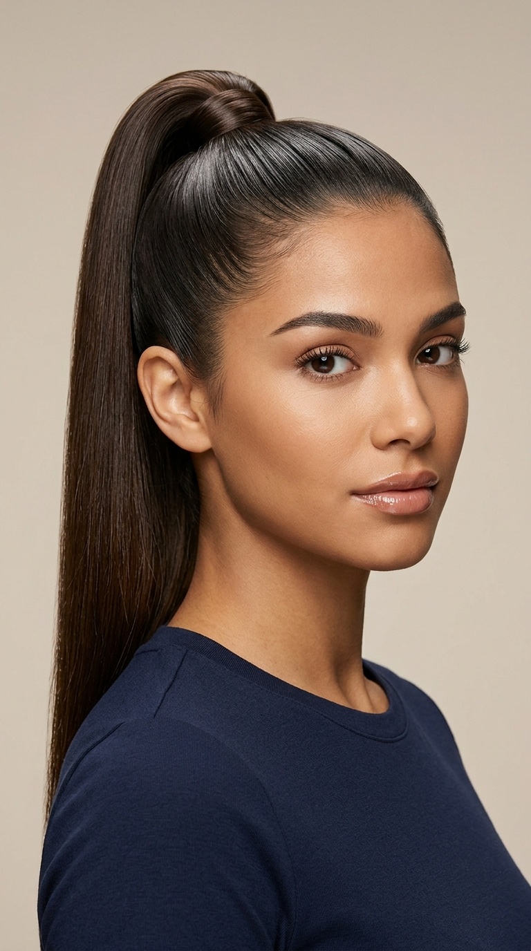 The Classic Sleek High Ponytail