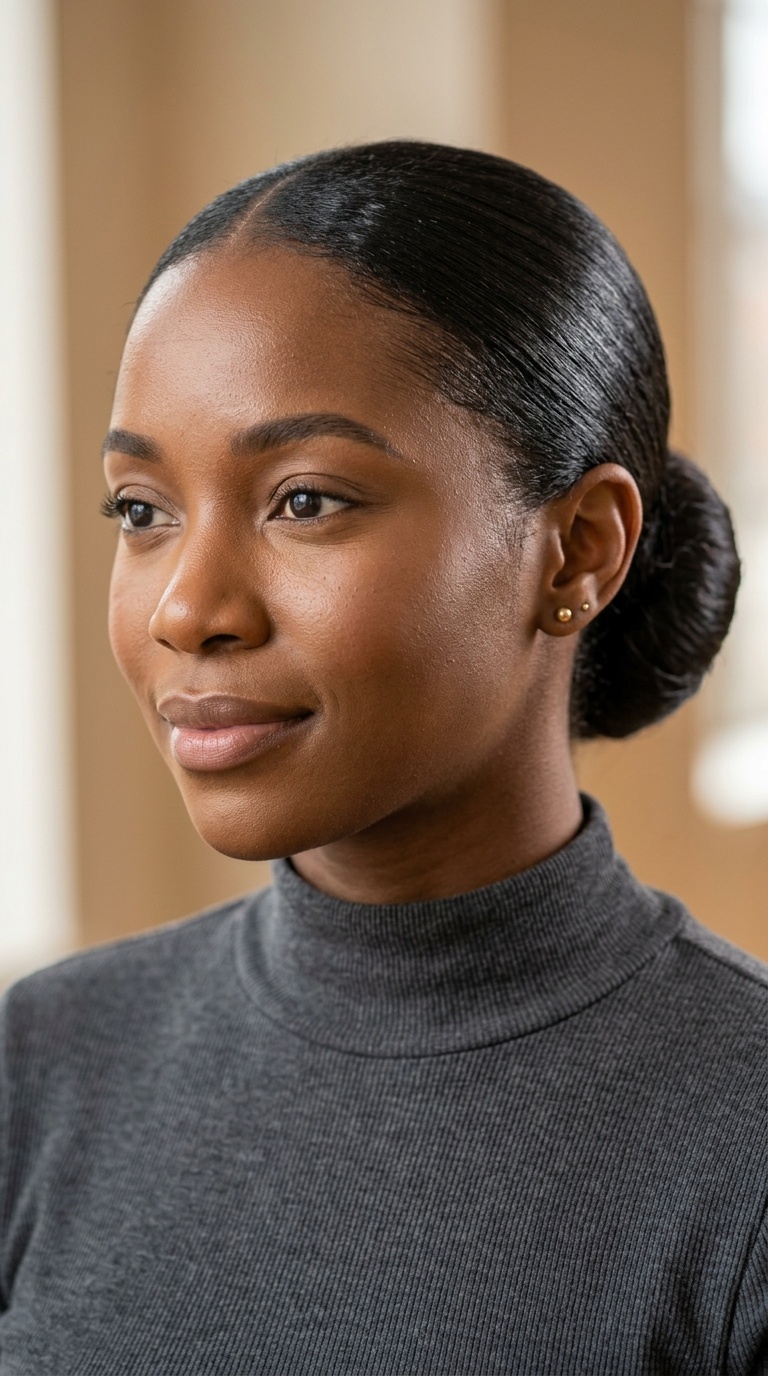 The Classic Sleek Low Bun