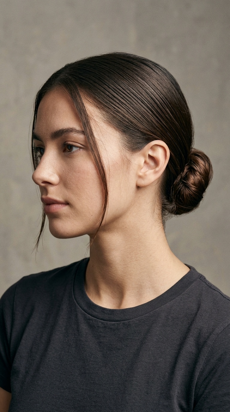 The Classic Sleek Low Bun