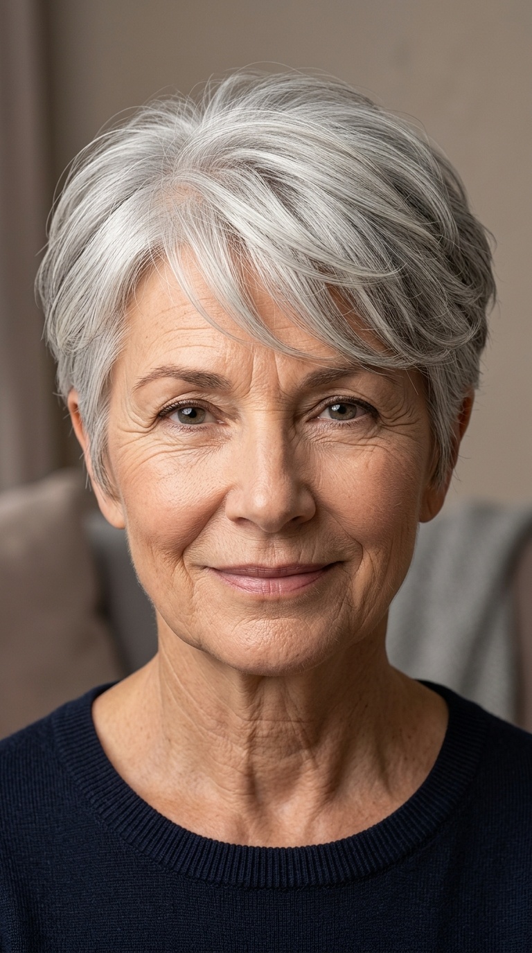 The Classic Soft Layered Pixie