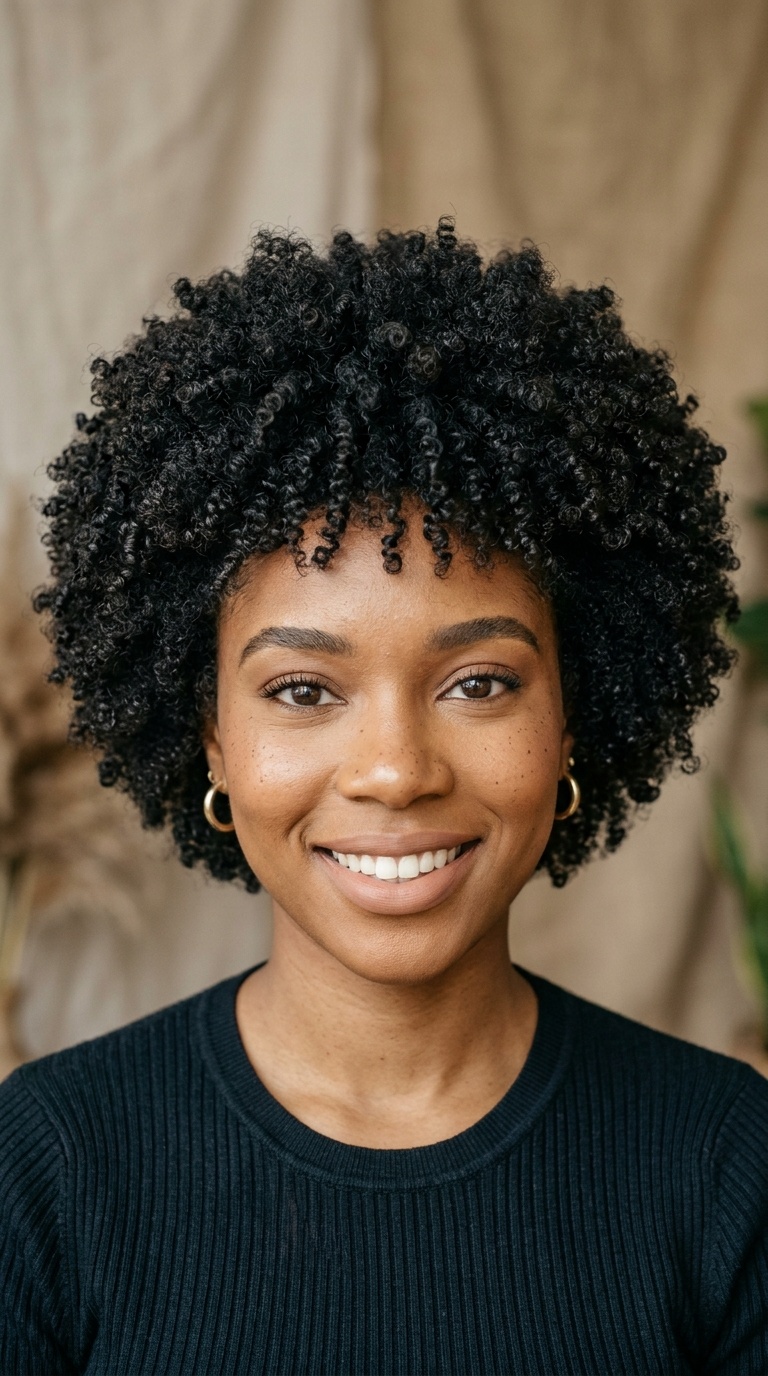 The Classic Wash-and-Go Afro