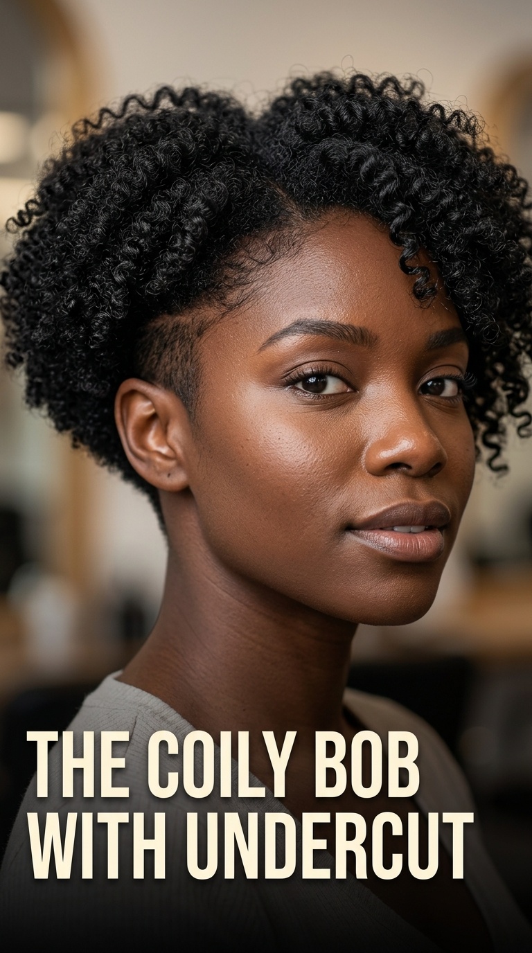 The Coily Bob with Undercut