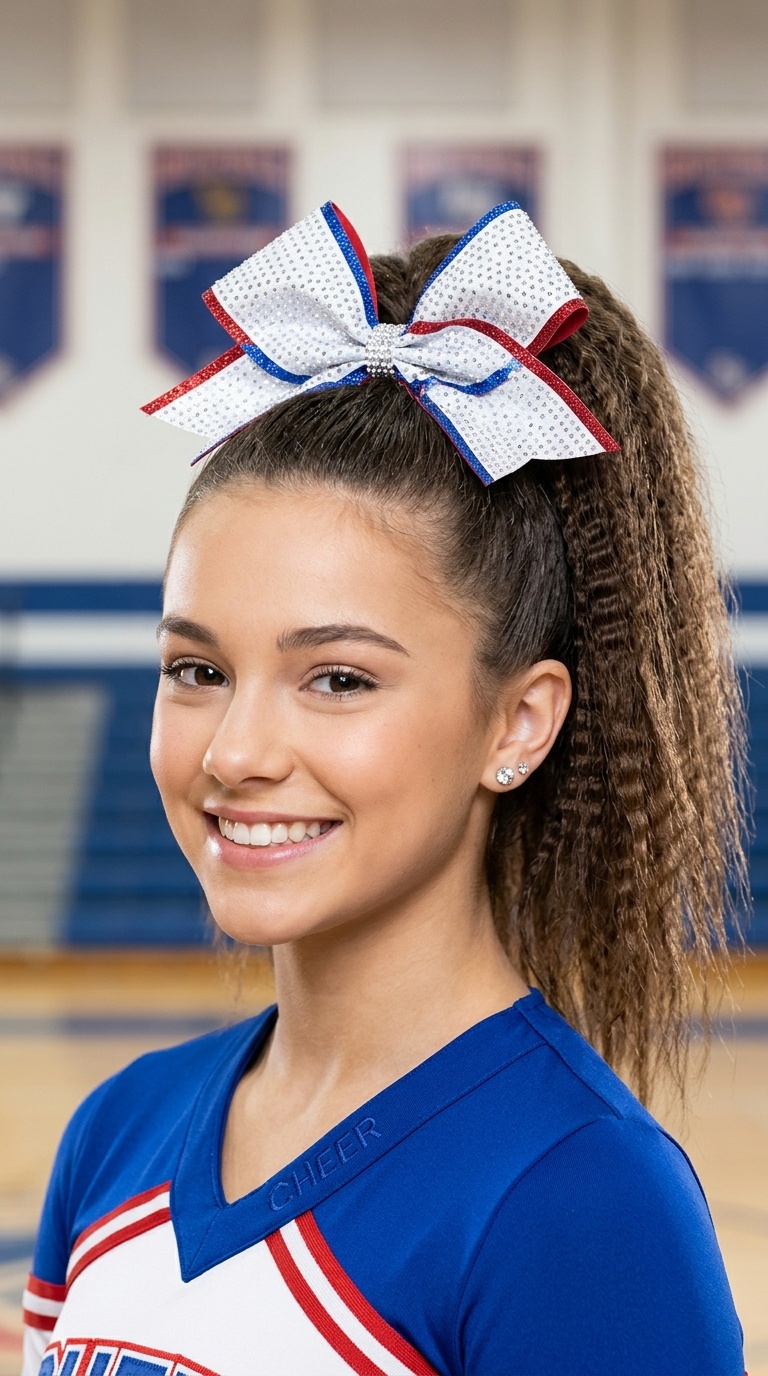 The Crimped Texture High Pony