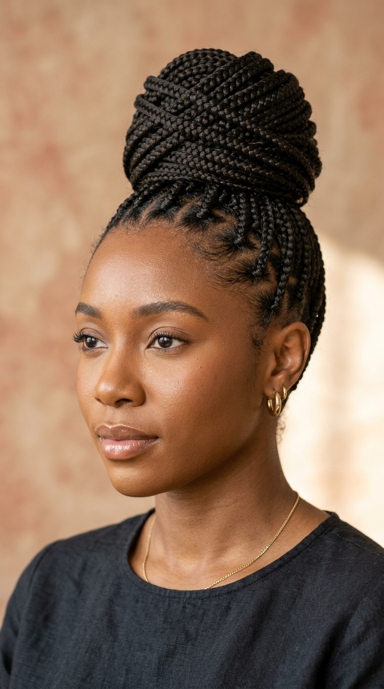 The Criss-Cross High Bun