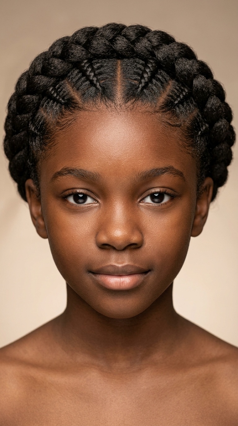 The Crown Braid with Zigzag Detailing