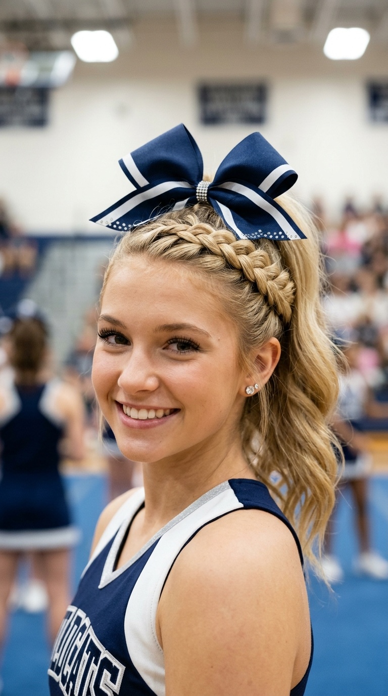 The Crown French Braid Pony
