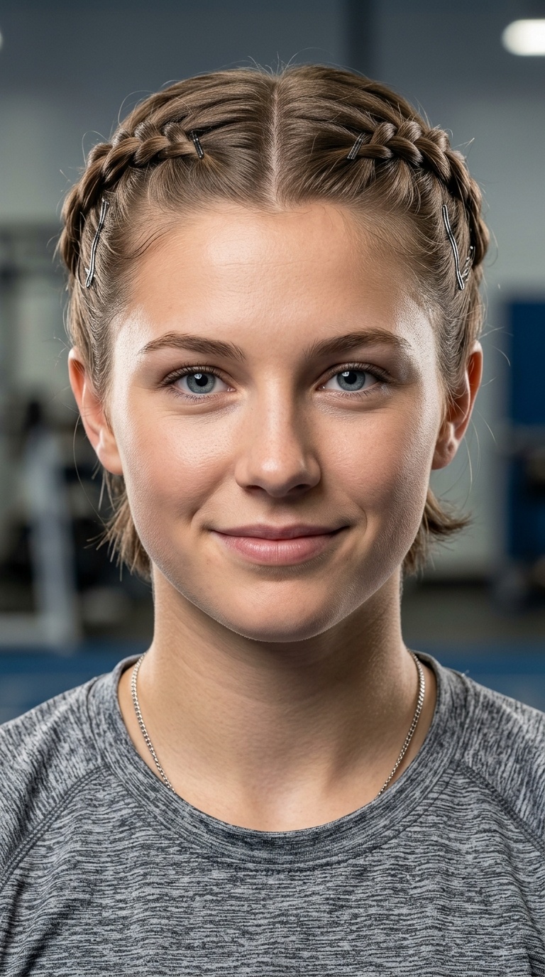The Crown Twist with Bobby Pin Anchors