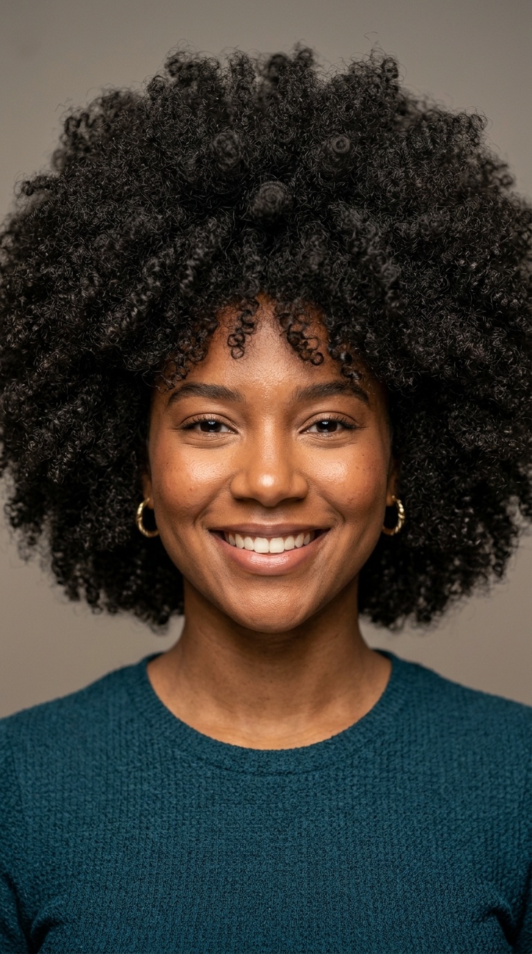 The Curly Afro-Latina Fro