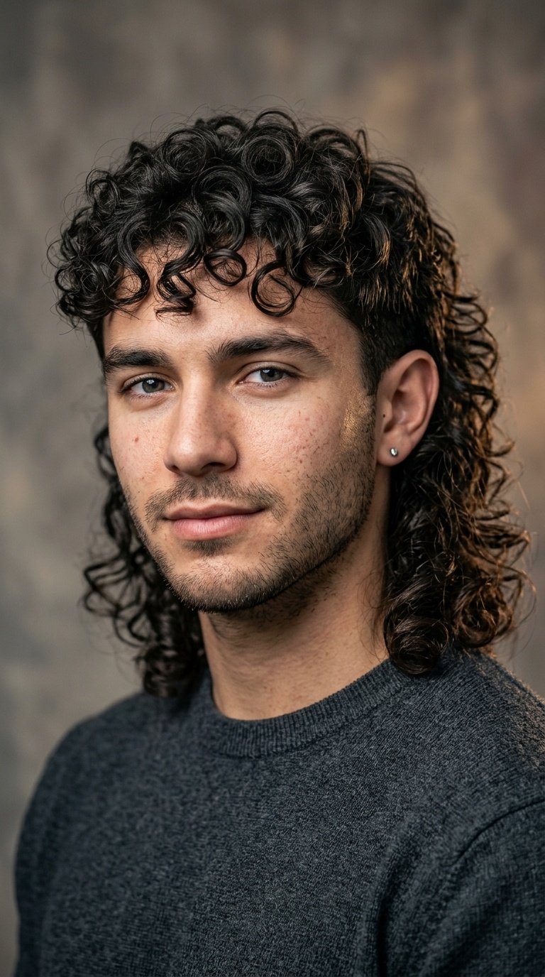 The Curly Mullet