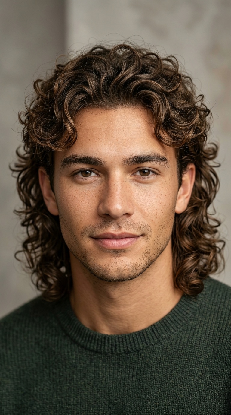 The Curly Mullet