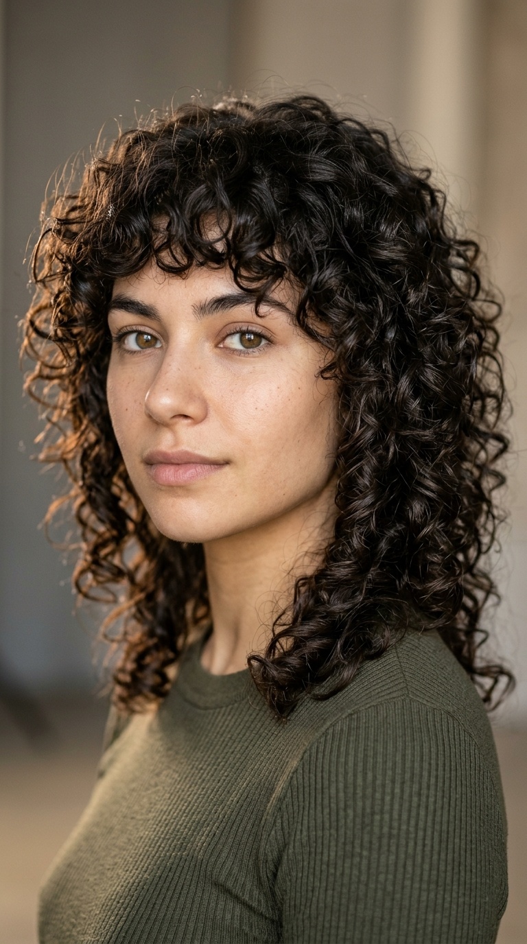The Curly Wolf Cut