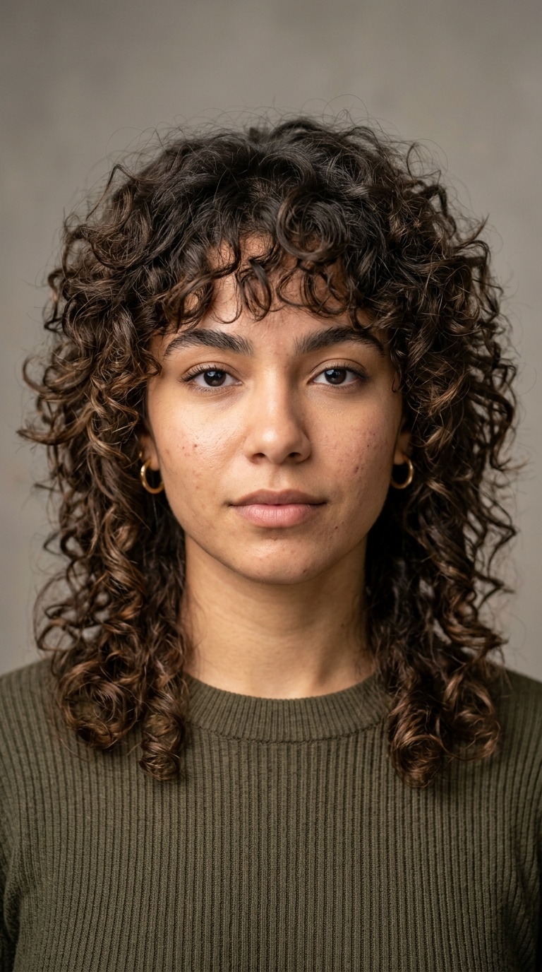 The Curly Wolf Cut