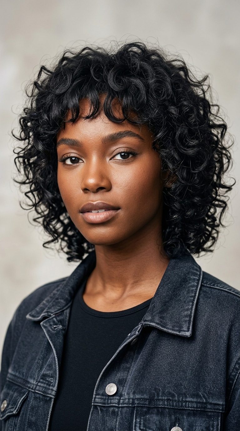 The Curly Wolf Cut