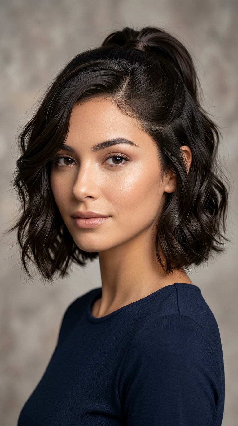 The Deep Side Part Half Pony